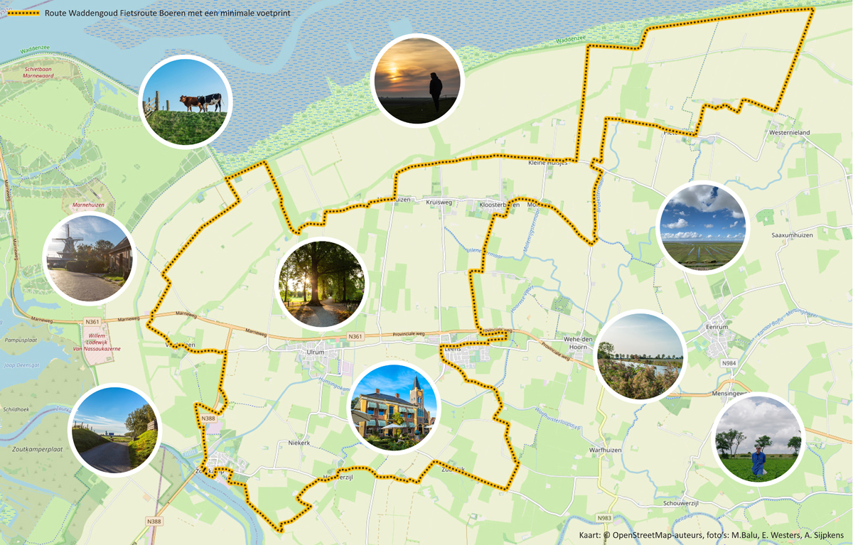 Fietsroute Boeren met een minimale voetprint